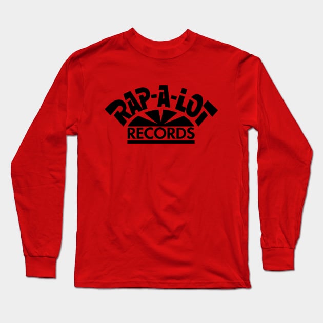 Rap-A-Lot Records Black Long Sleeve T-Shirt by Fresh Fly Threads